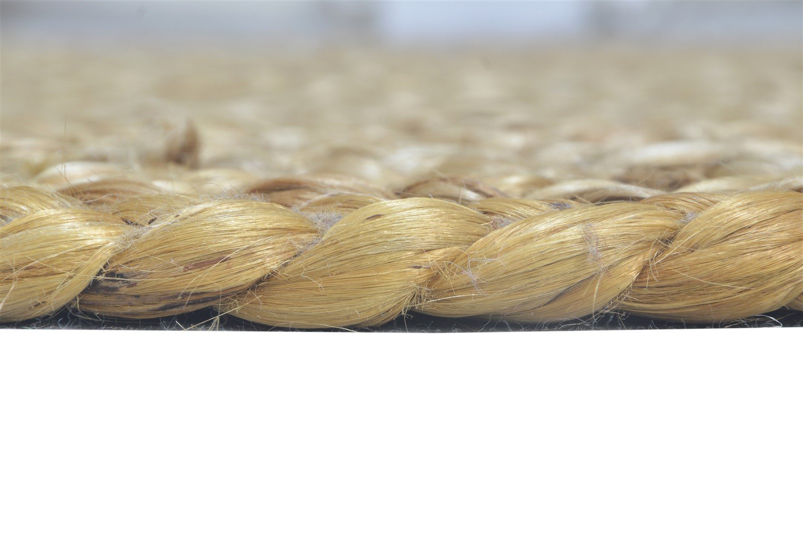 5' X 8' Rug Jute Beige Modern Hand Woven Scandinavian Solid Room Size Carpet 7865052954773