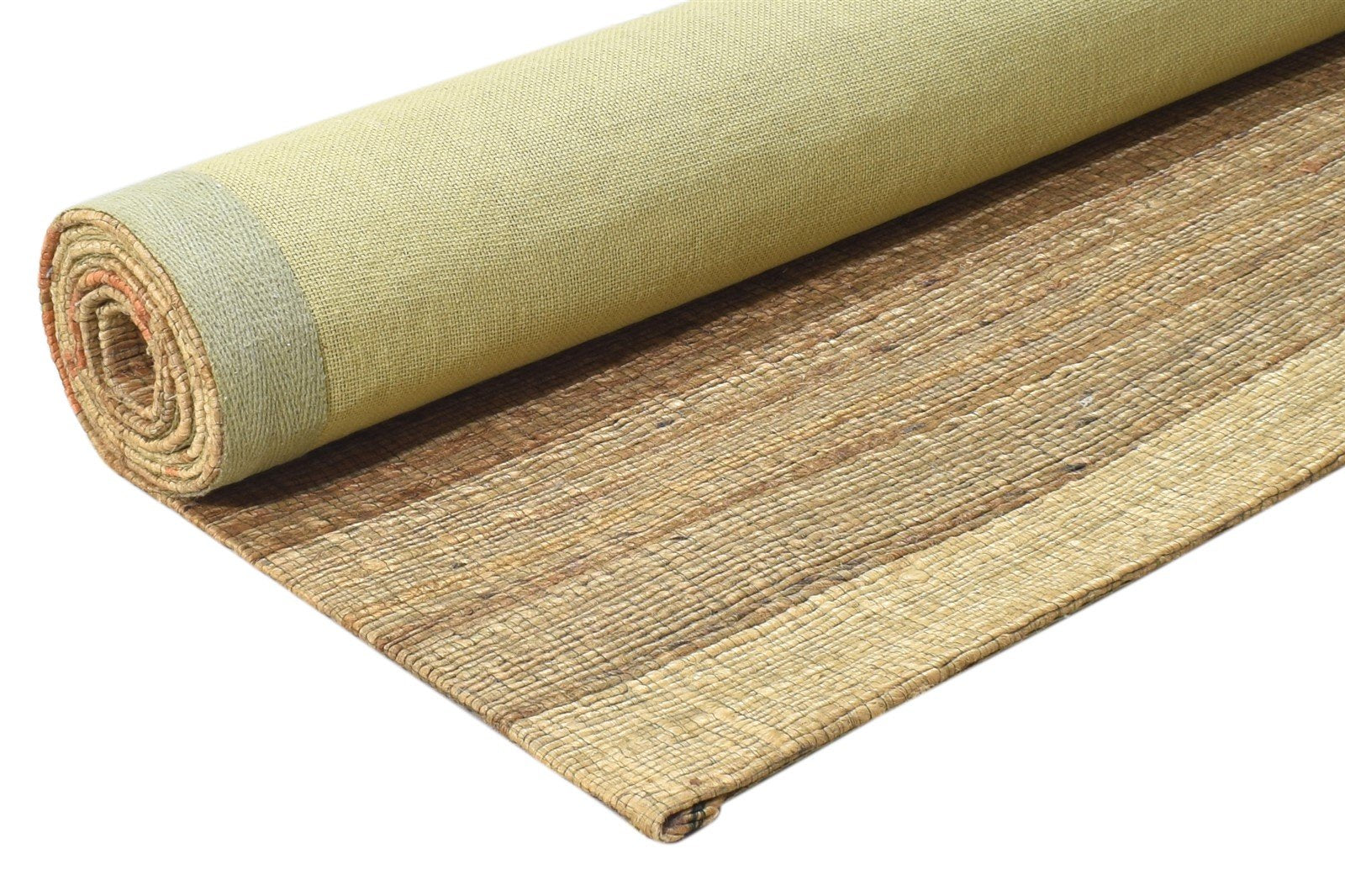 5' X 8' Rug Jute Sage Modern Jacquard Loom Bohemian Striped Room Size Carpet 7864469225621