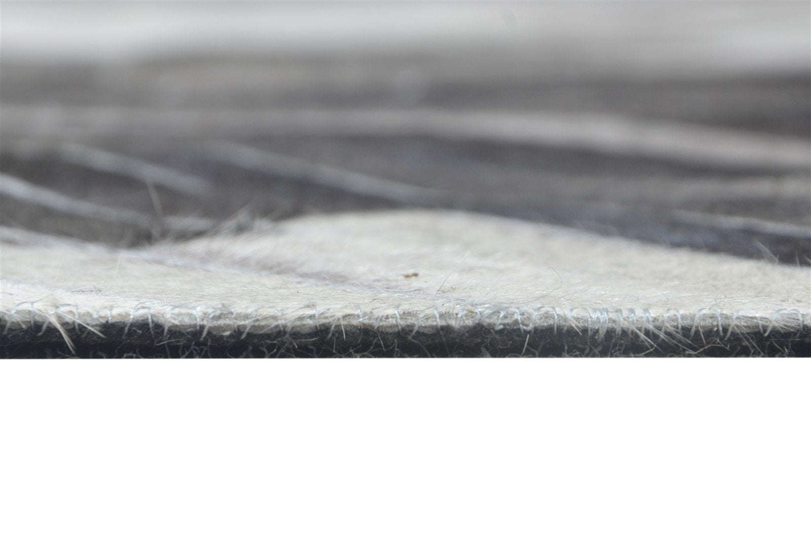 5' X 8' Rug Leather Ivory Modern Hand Woven French Abstract Room Size Carpet 7864502190229