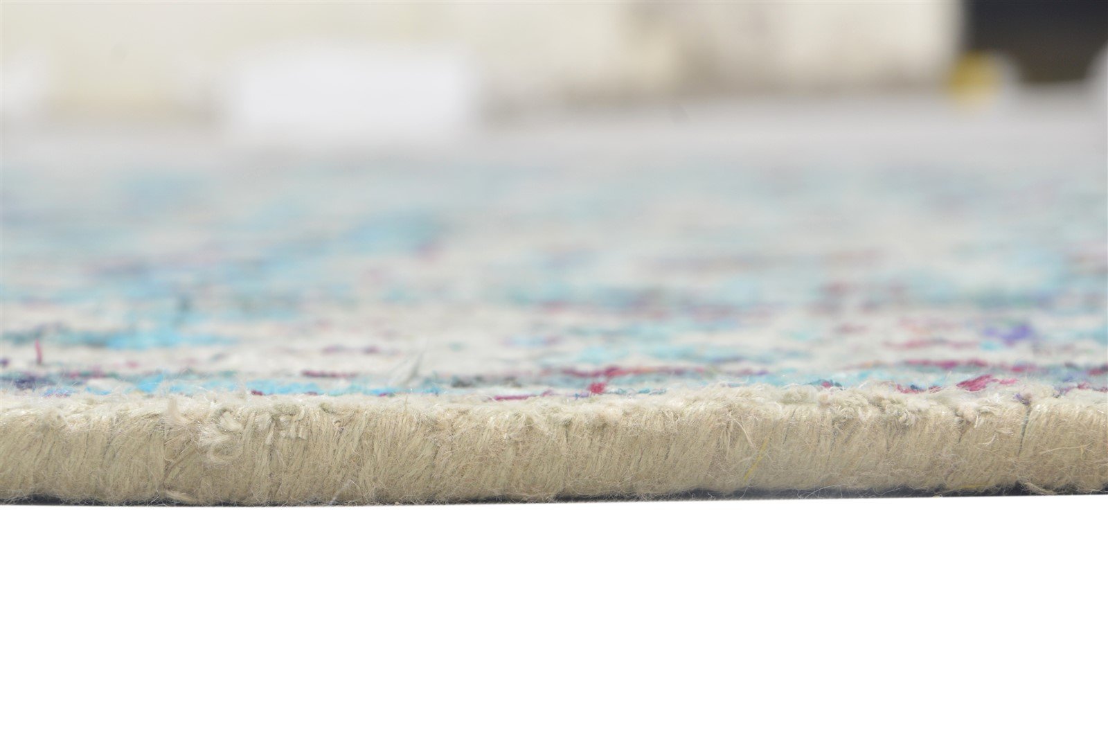 Adorne 5' X 8' Rug Silk Blue Modern Hand Knotted Bohemian Oriental 7864097996949
