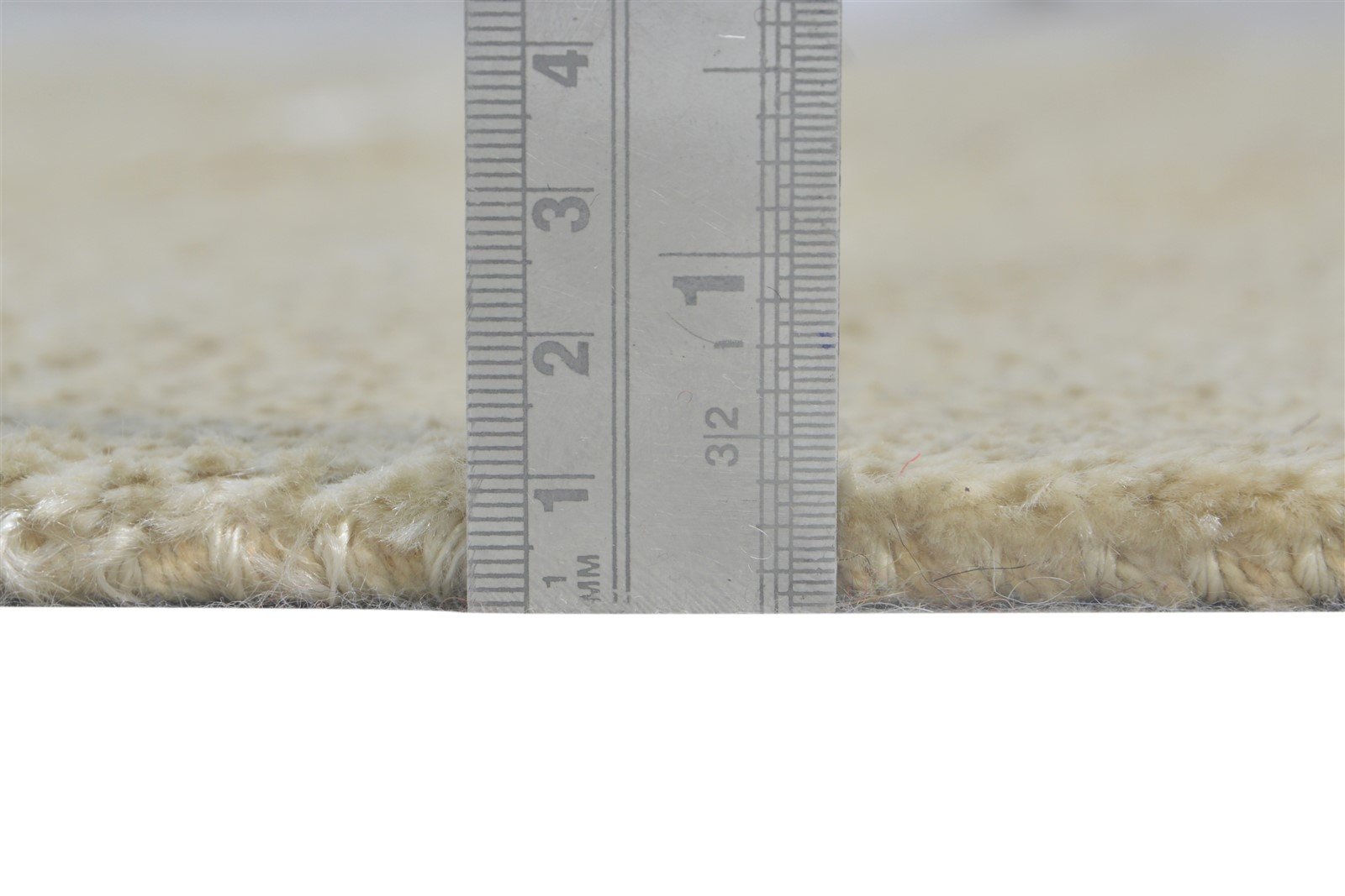 5' X 8' Rug Silk Cream Modern Handloom Scandinavian Solid Room Size Carpet 7865075499157