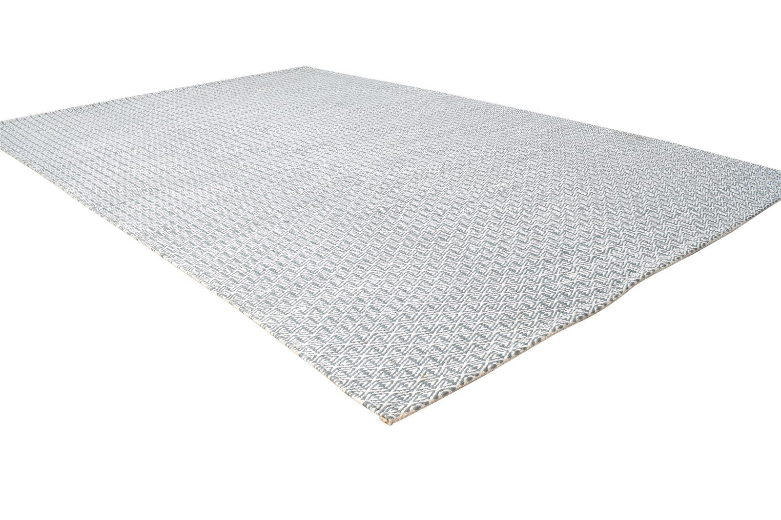 5' X 8' Rug Silk Grey Modern Dhurrie Scandinavian Diamond Room Size Carpet 7864471715989