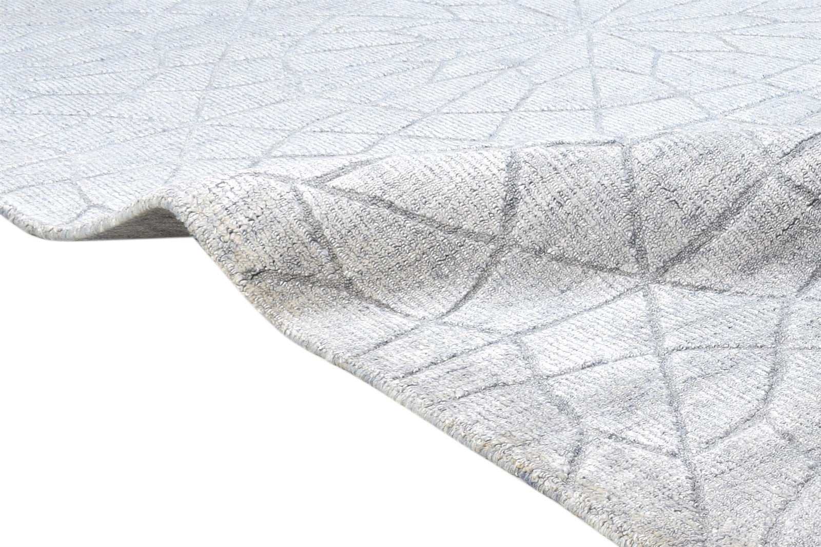 5' X 8' Rug Silk Grey Modern Handloom Moroccan Trellis Room Size Carpet 7864440127637