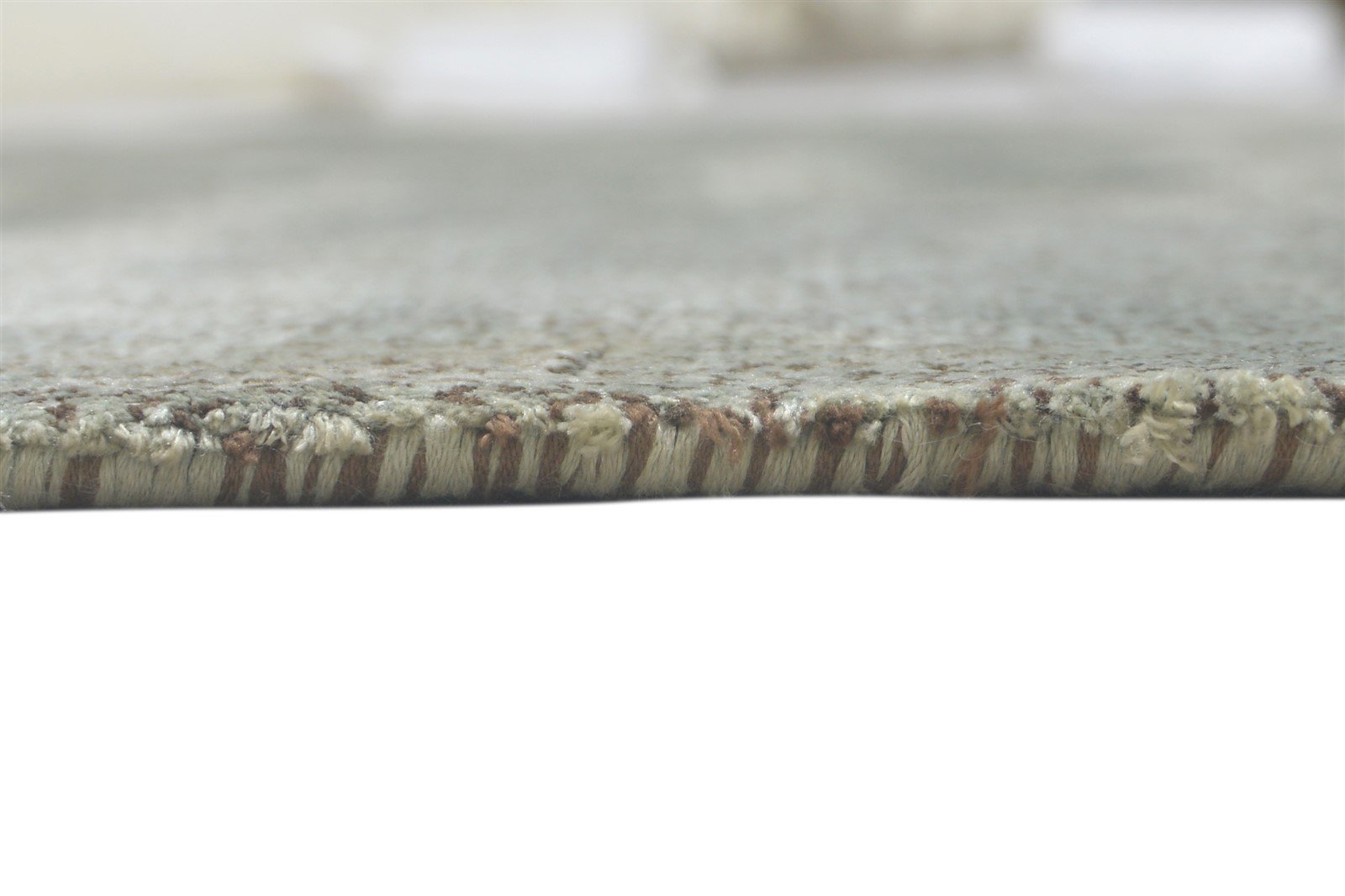 5' X 8' Rug Silk Grey Modern Handloom Scandinavian Solid Room Size Carpet 7860697596053