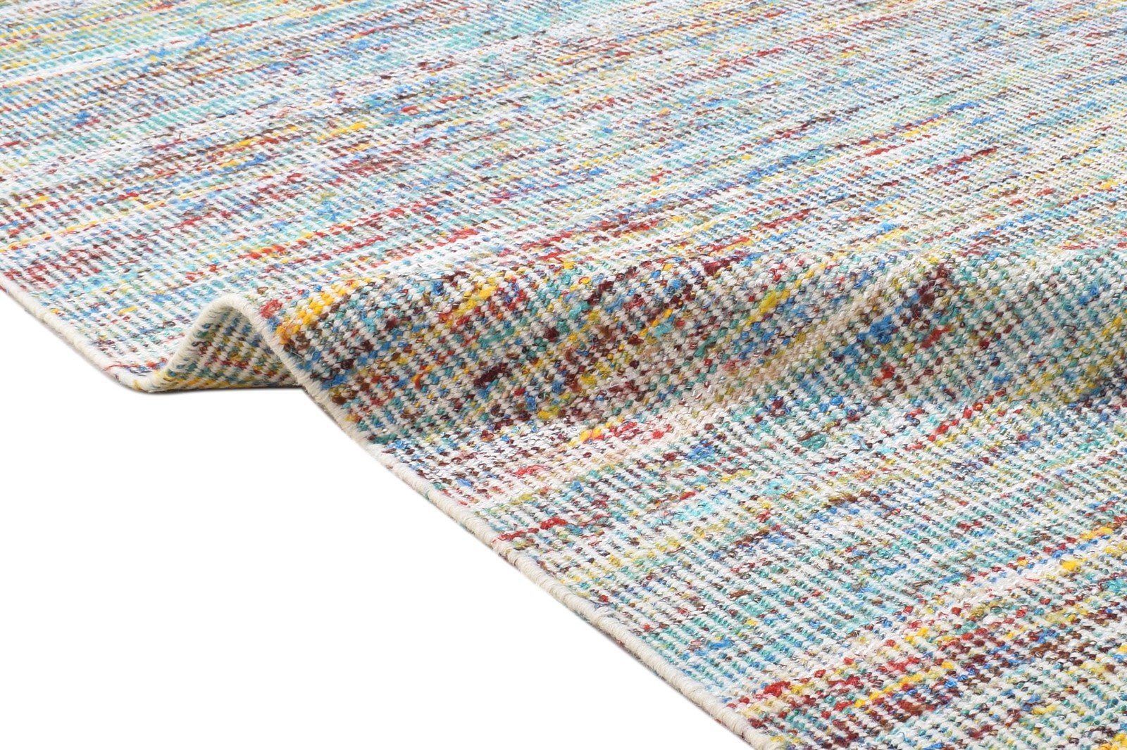 5' X 8' Rug Silk Multi Color Modern Dhurrie Bohemian Abstract Room Size Carpet 7864150458517