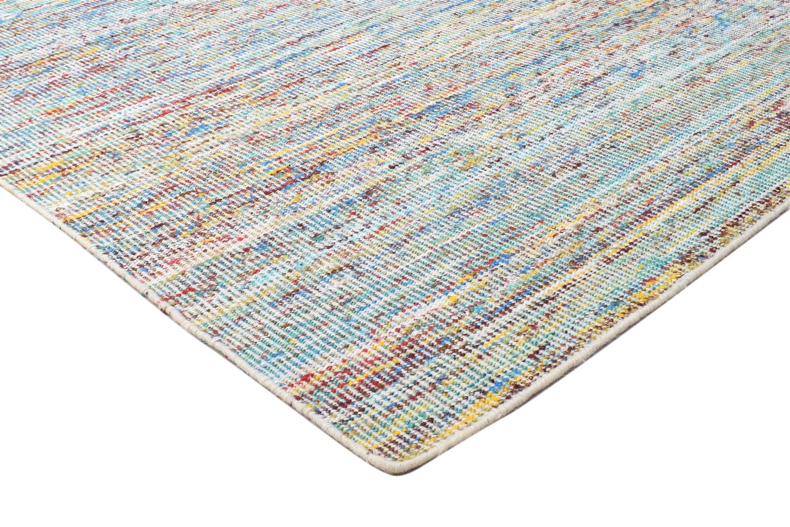 5' X 8' Rug Silk Multi Color Modern Dhurrie Bohemian Abstract Room Size Carpet 7864150458517