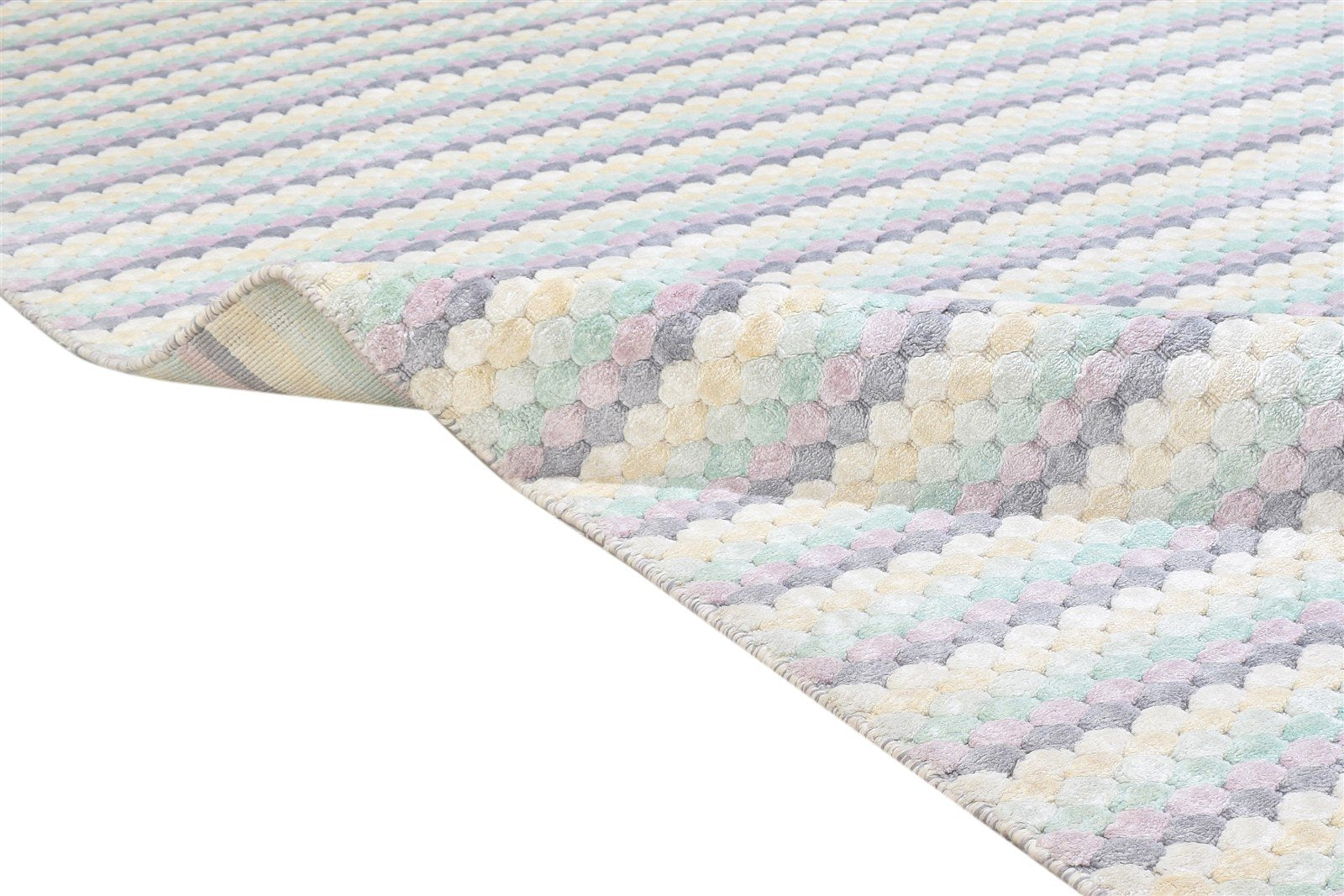 5' X 8' Rug Silk Purple Modern Handloom Scandinavian Striped Room Size Carpet 7864165236885