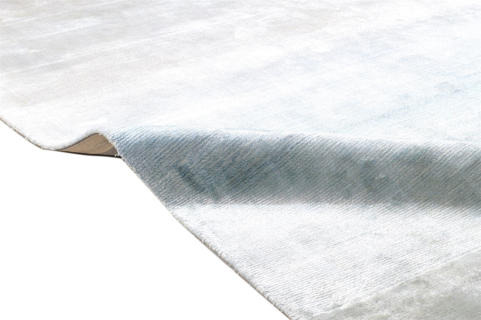 5' X 8' Rug Silk Silver Modern Handloom Scandinavian Ombre Room Size Carpet 7864149147797