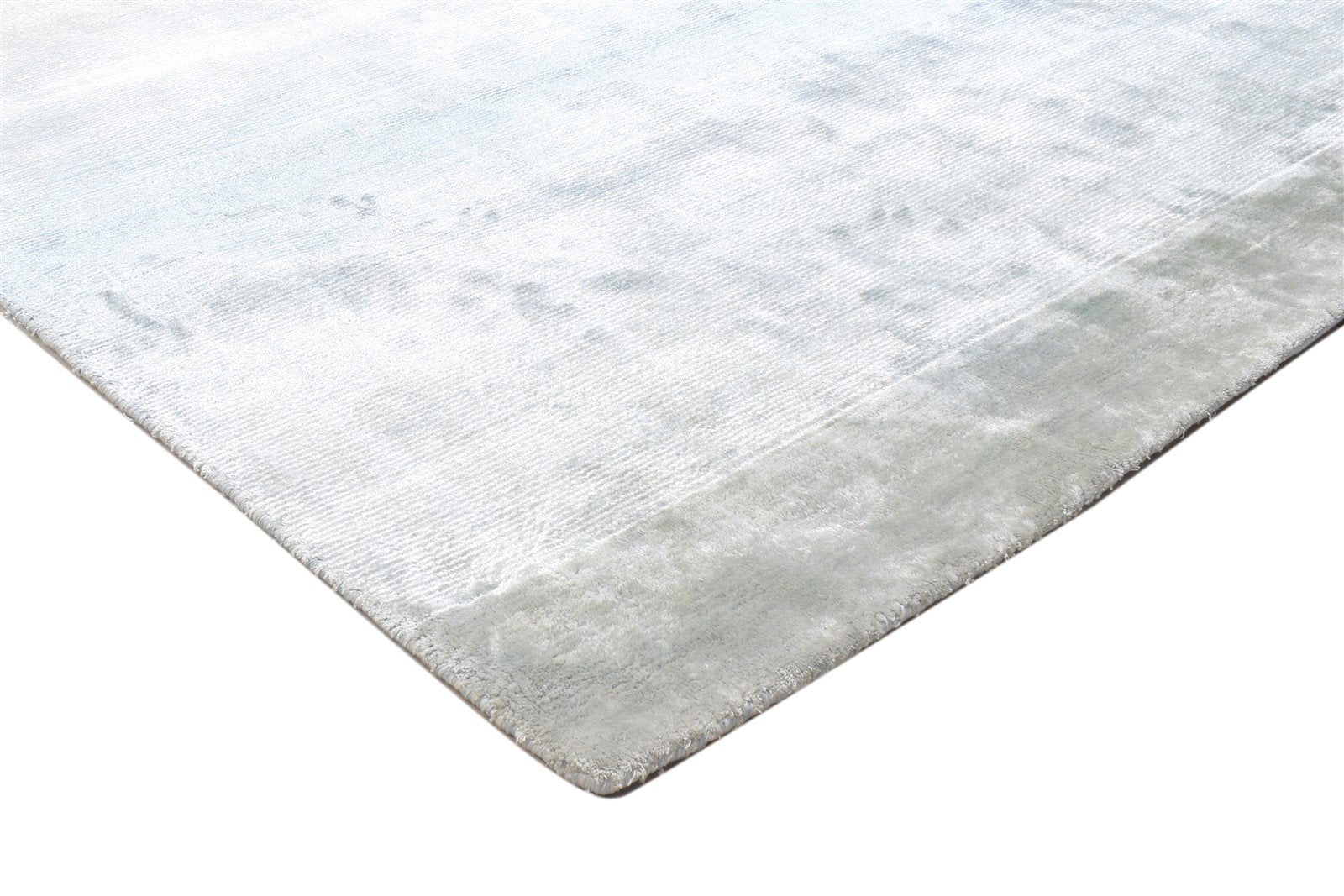5' X 8' Rug Silk Silver Modern Handloom Scandinavian Ombre Room Size Carpet 7864149147797