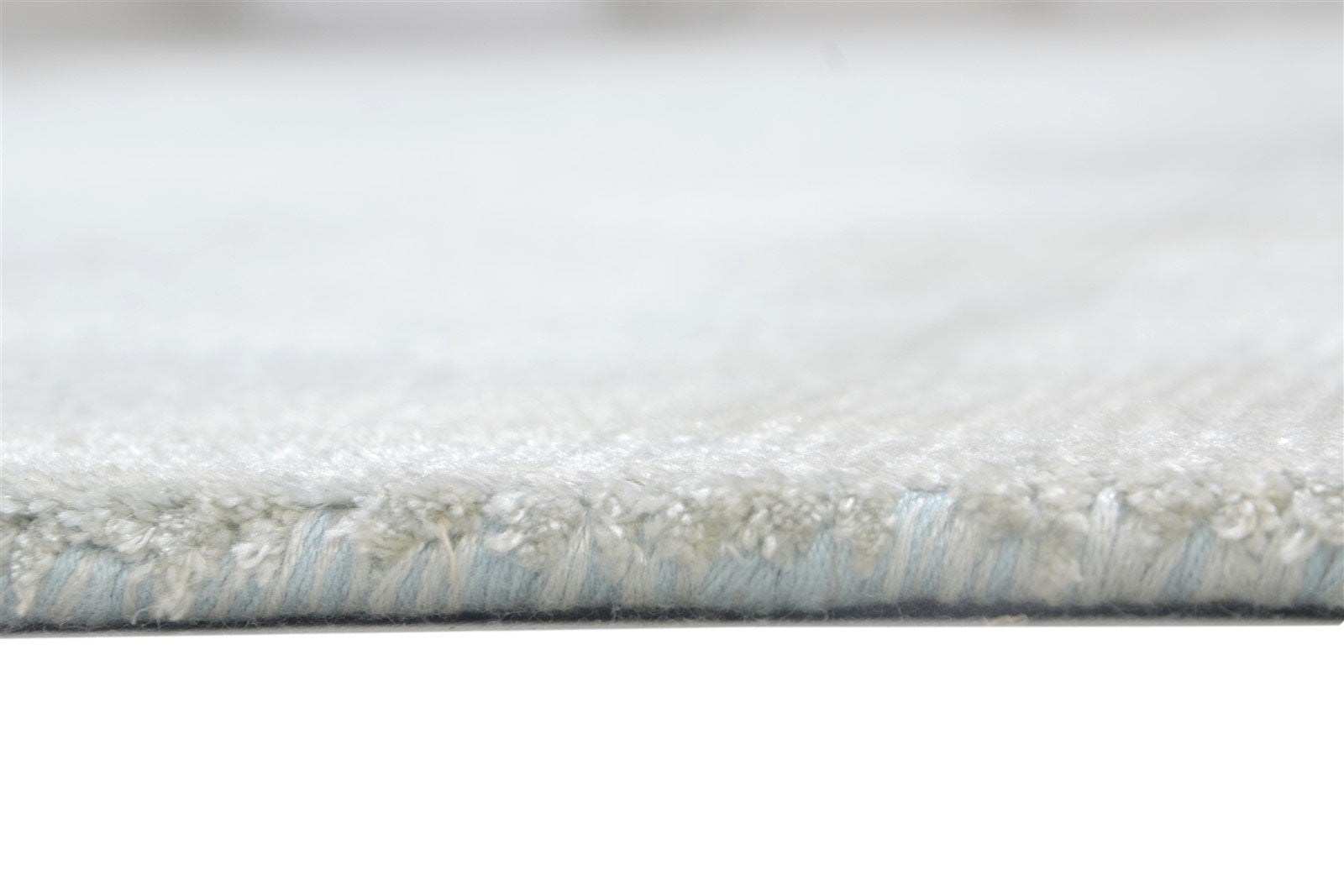 5' X 8' Rug Silk Silver Modern Handloom Scandinavian Ombre Room Size Carpet 7864149147797