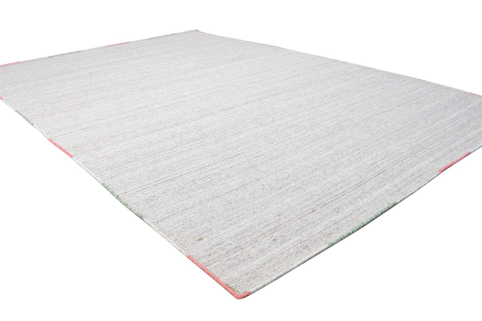 5' X 8' Rug Silk Silver Modern Handloom Scandinavian Solid Room Size Carpet 7864150884501