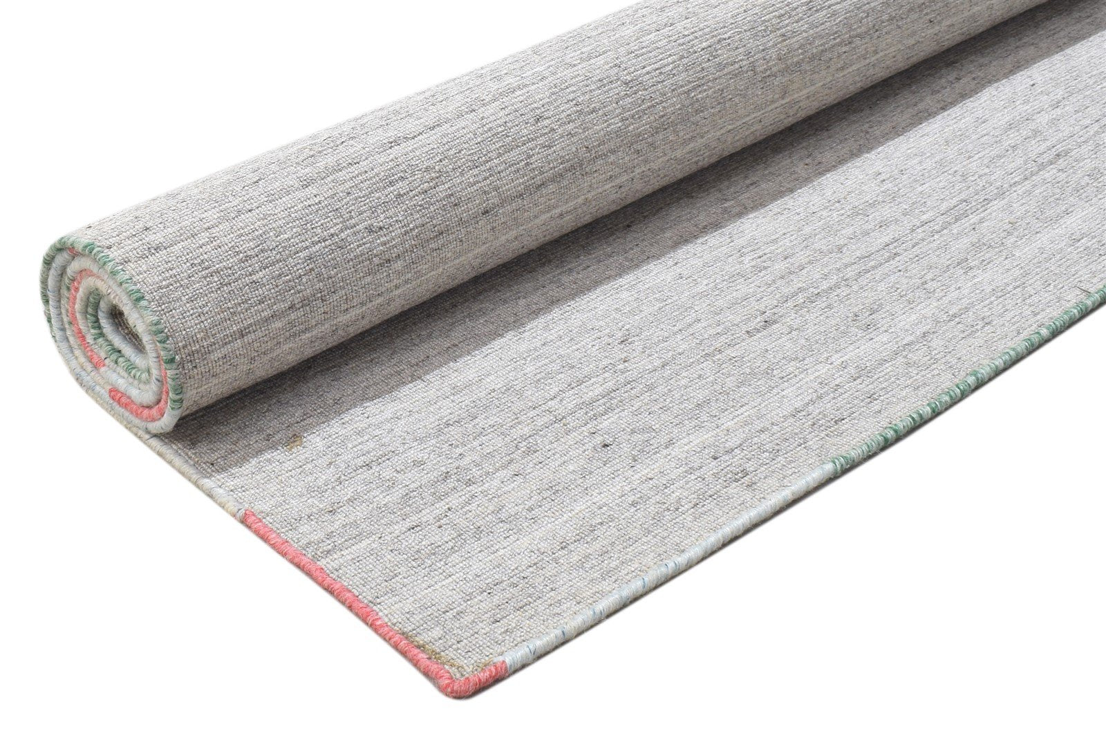 5' X 8' Rug Silk Silver Modern Handloom Scandinavian Solid Room Size Carpet 7864150884501