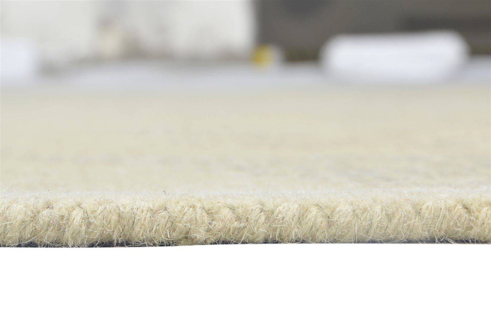 5' X 8' Rug Wool Beige Erased Hand Tufted Oushak Oriental Room Size Carpet 7864096129173