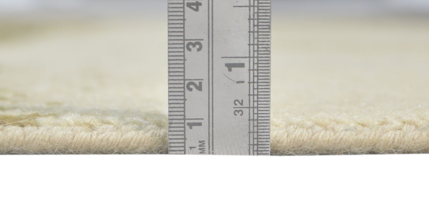 5' X 8' Rug Wool Beige Modern Hand Knotted Indian Galaxy Room Size Carpet 7860678000789