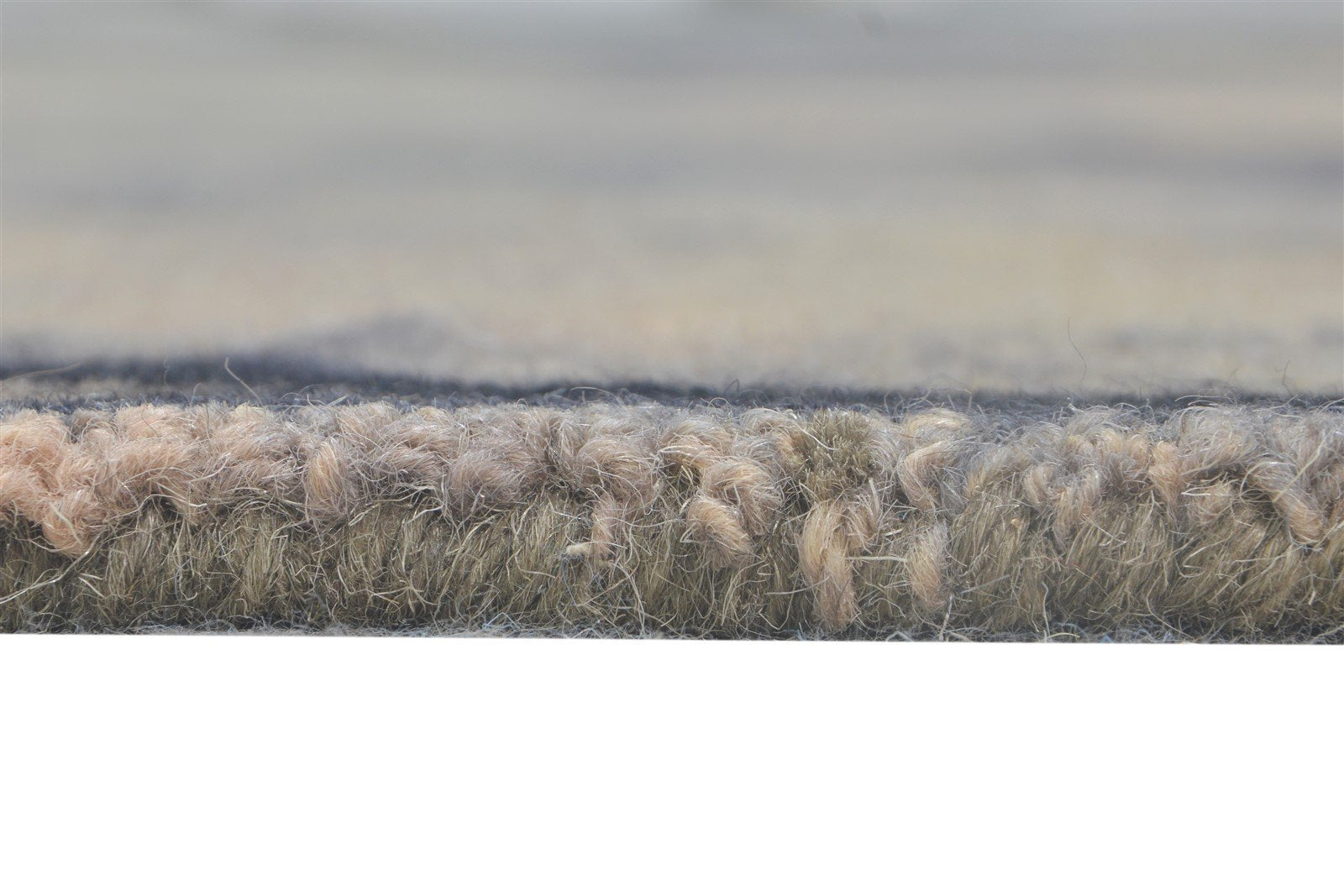 5' X 8' Rug Wool Beige Modern Hand Tufted Shibori Tie Dye Room Size Carpet 7865203294357