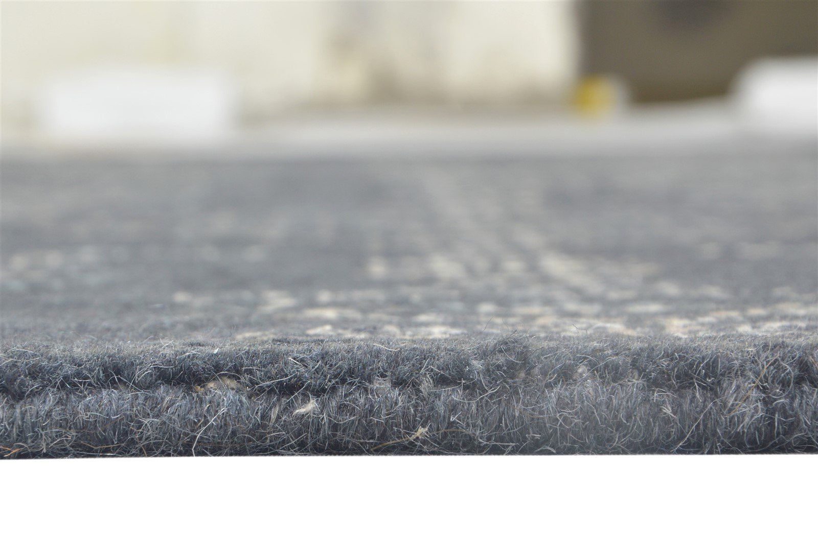5' X 8' Rug Wool Black Erased Hand Tufted Oushak Floral Room Size Carpet 7864095408277
