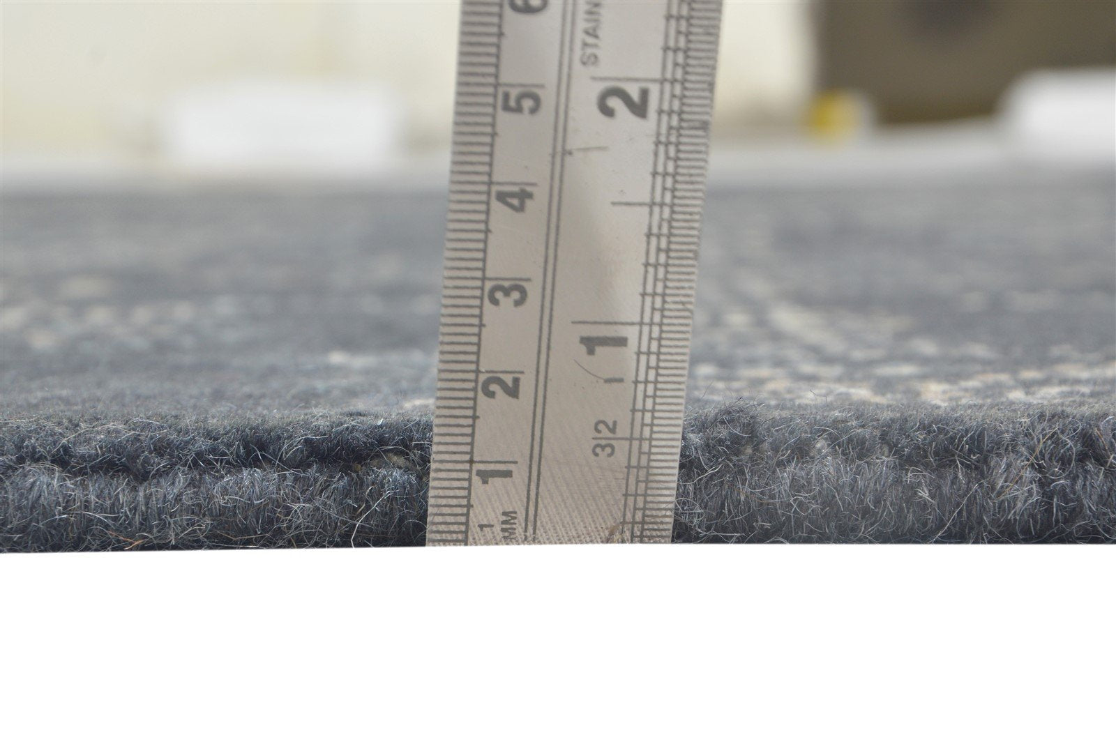 5' X 8' Rug Wool Black Erased Hand Tufted Oushak Floral Room Size Carpet 7864095408277