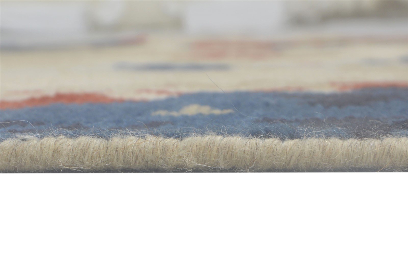 5' X 8' Rug Wool Black Modern Hand Knotted Agra Abstract Room Size Carpet 7864087969941