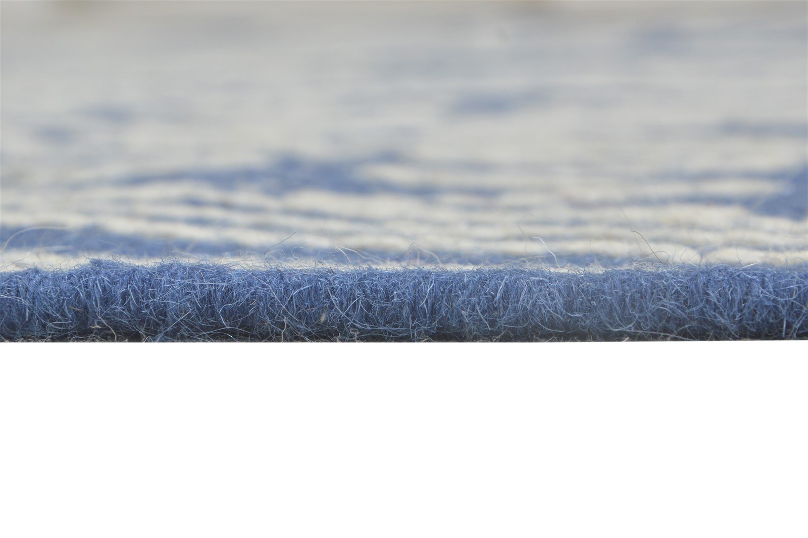 5' X 8' Rug Wool Blue Modern Dhurrie Moroccan Diamond Room Size Carpet 7865038176405