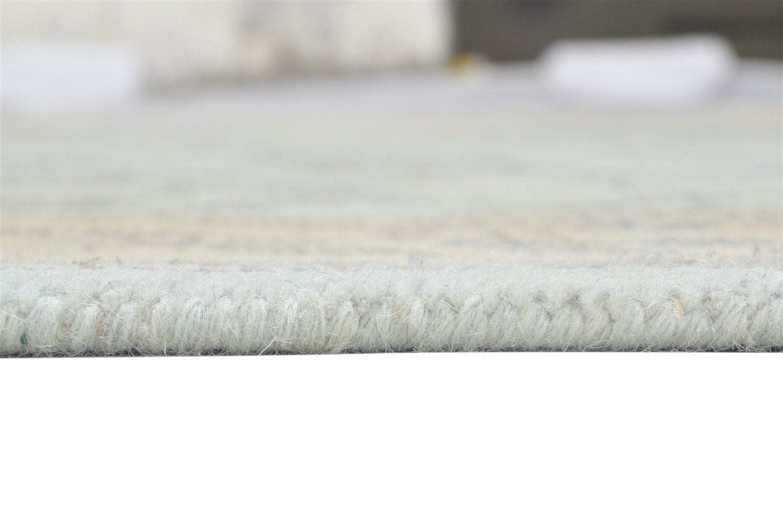 5' X 8' Rug Wool Blue Modern Hand Tufted Oushak Oriental Room Size Carpet 7864096456853