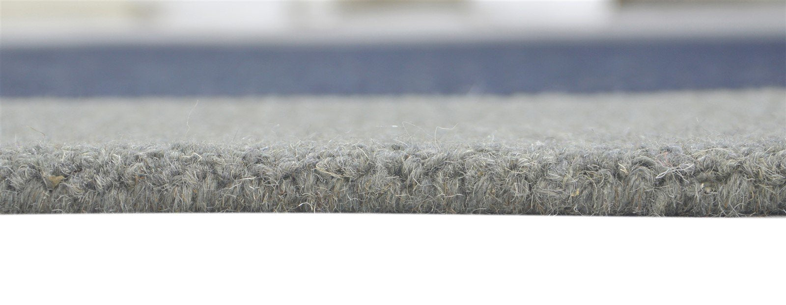 5' X 8' Rug Wool Blue Modern Hand Tufted Scandinavian Bordered Room Size Carpet 7860684619925