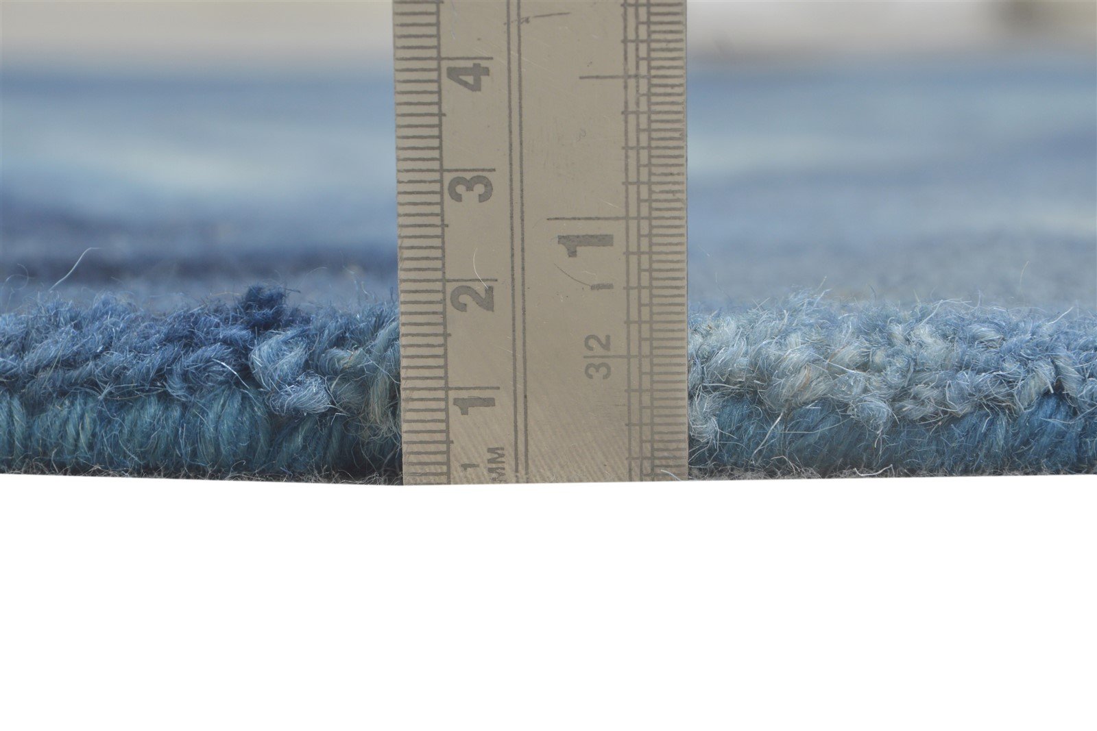 5' X 8' Rug Wool Blue Modern Hand Tufted Shibori Tie Dye Room Size Carpet 7865203490965