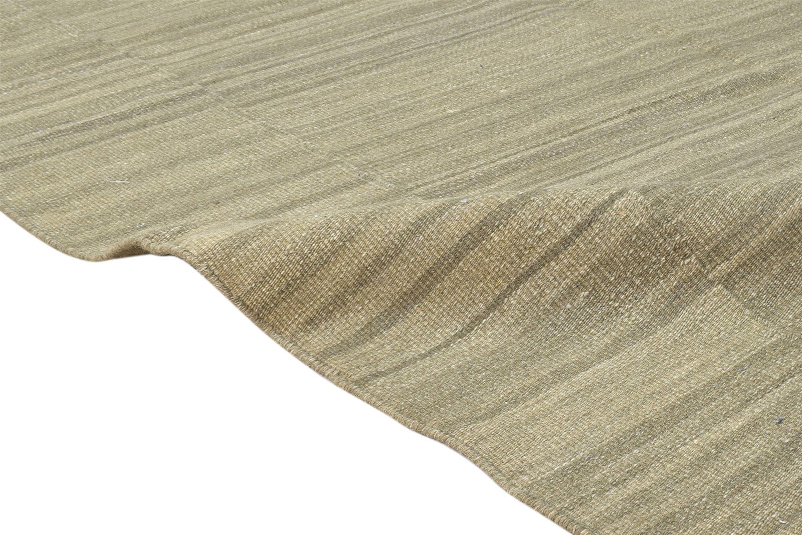5' X 8' Rug Wool Brown Modern Dhurrie Scandinavian Solid Room Size Carpet 7865164103829