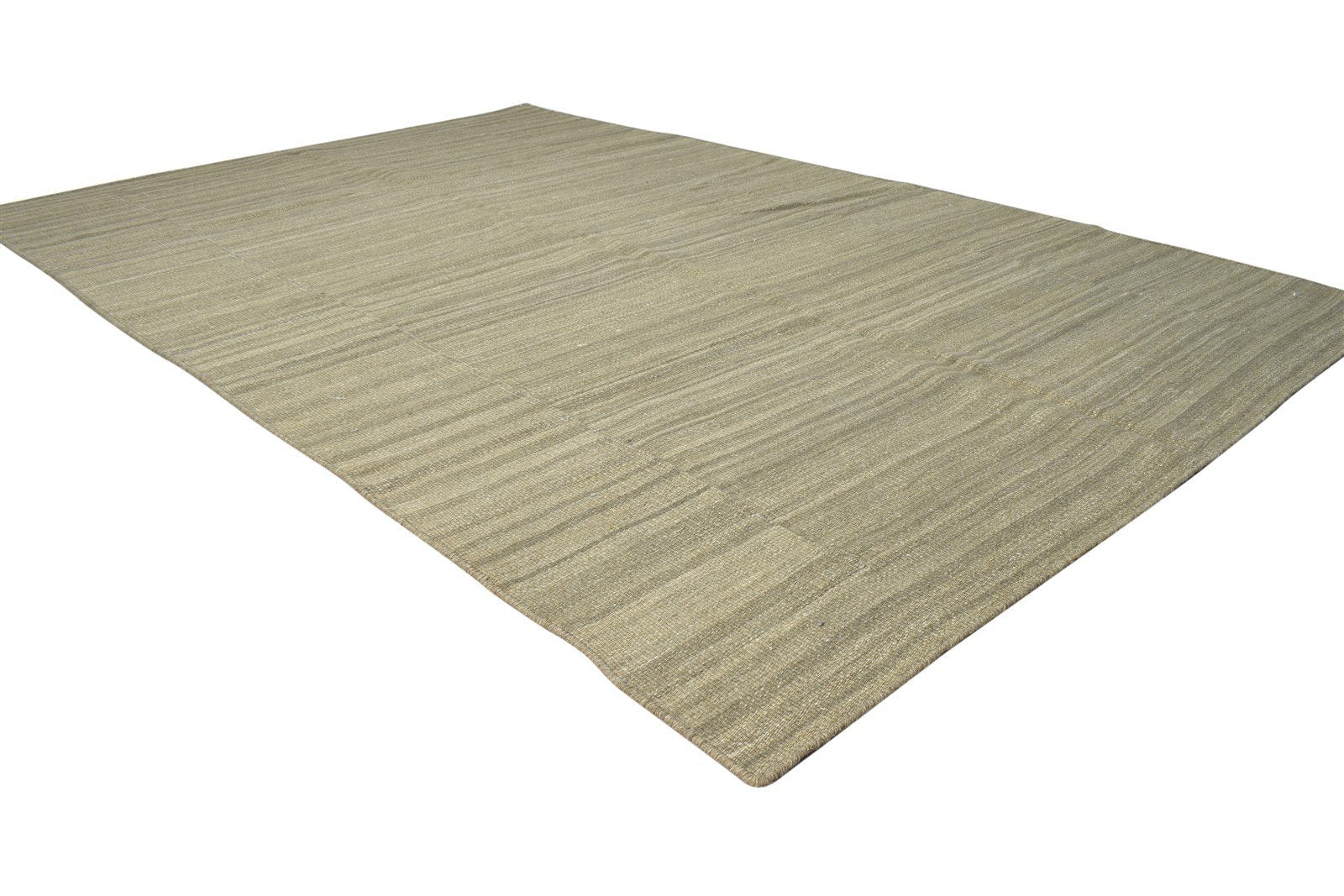 5' X 8' Rug Wool Brown Modern Dhurrie Scandinavian Solid Room Size Carpet 7865164103829