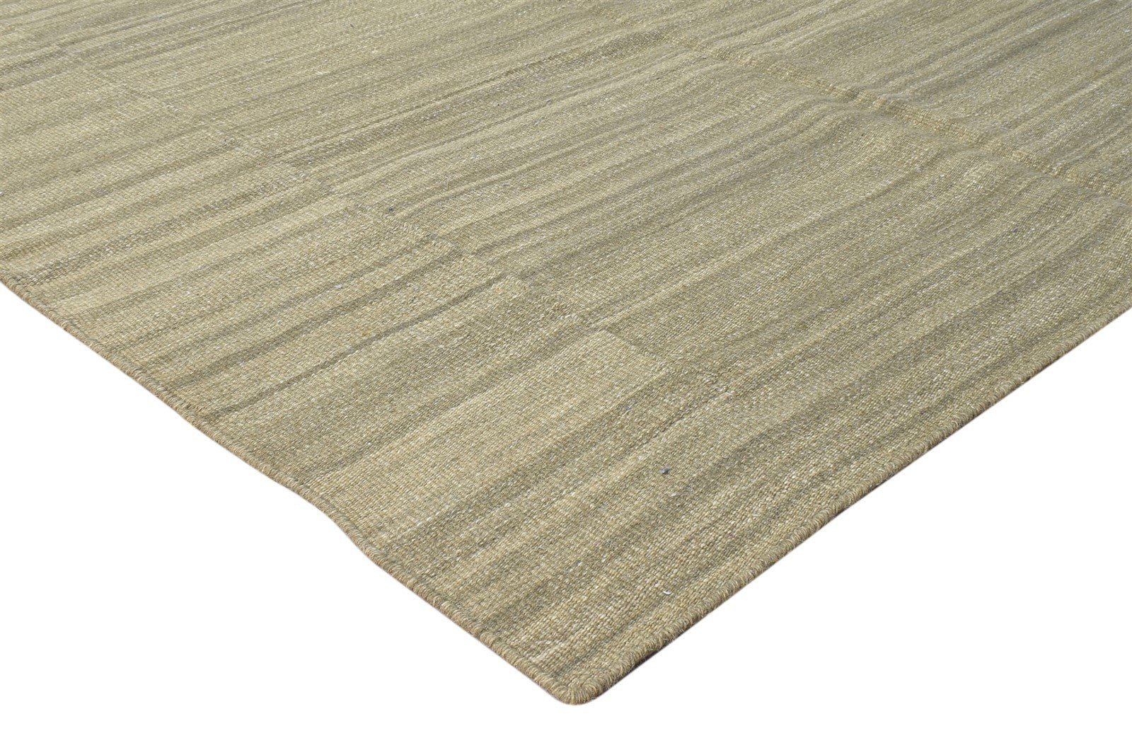 5' X 8' Rug Wool Brown Modern Dhurrie Scandinavian Solid Room Size Carpet 7865164103829