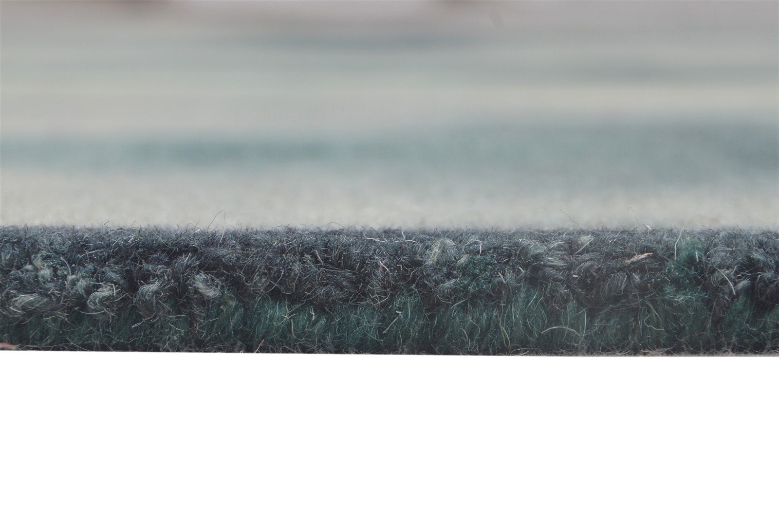 5' X 8' Rug Wool Charcoal Modern Hand Tufted Shibori Tie Dye Room Size Carpet 7865175441557