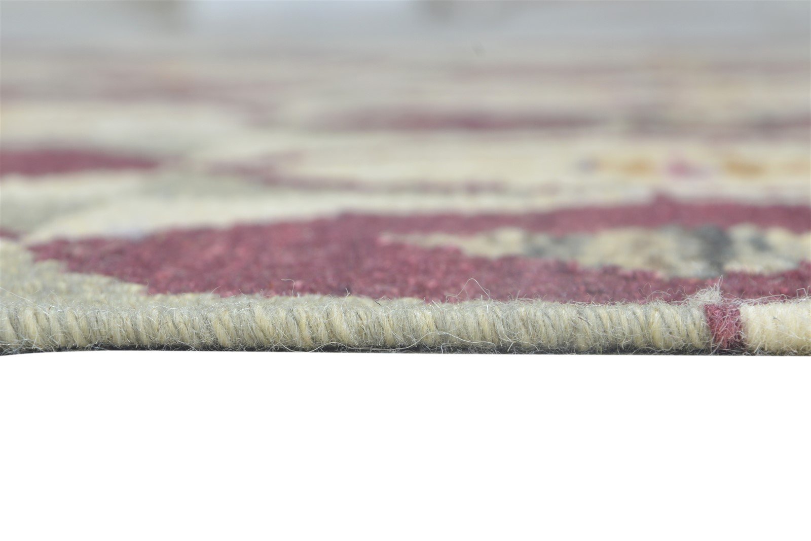 5' X 8' Rug Wool Cream Modern Dhurrie Moroccan Scroll Tile Room Size Carpet 7865006391445
