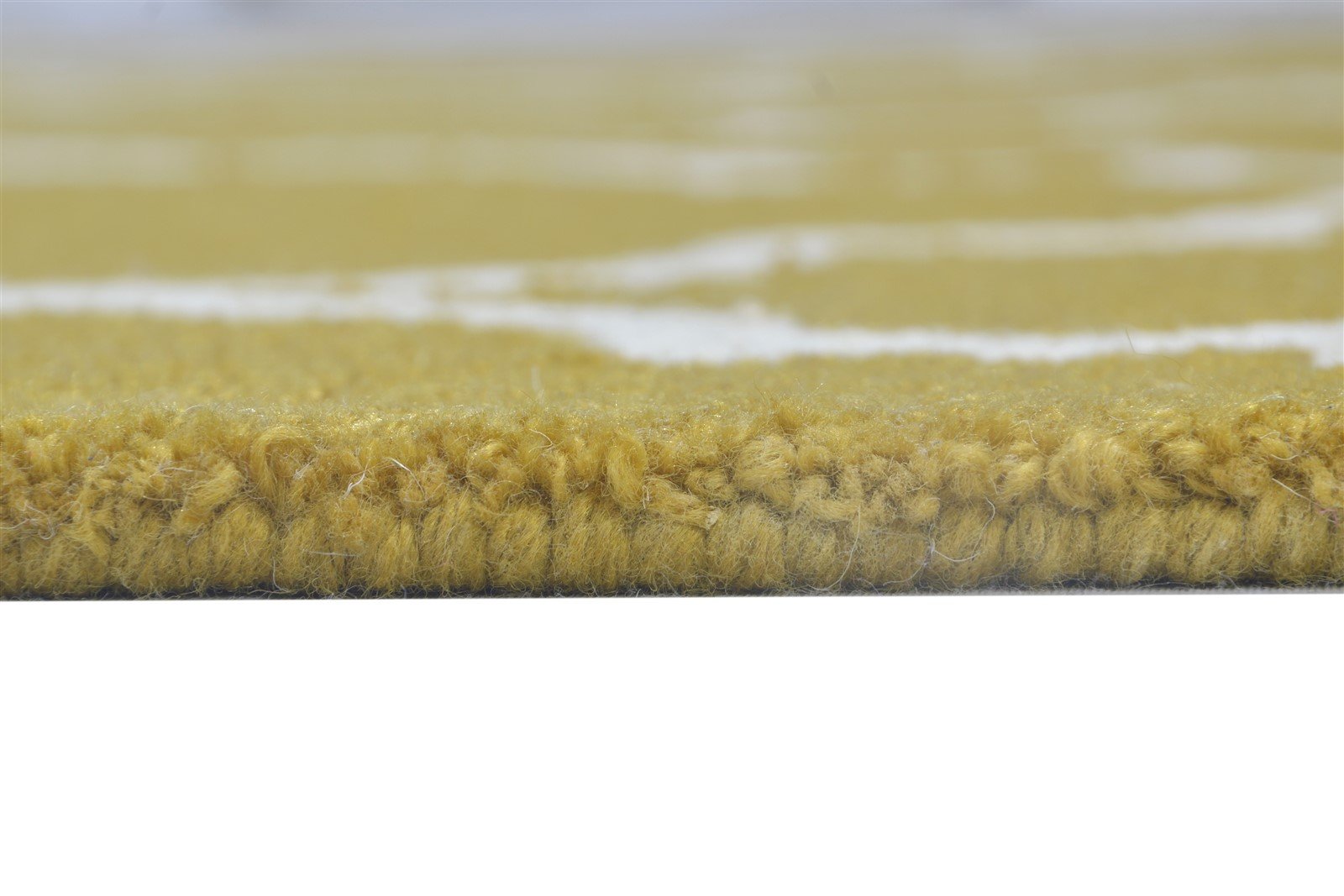 5' X 8' Rug Wool Gold Modern Hand Tufted Moroccan Trellis Room Size Carpet 7864281137301