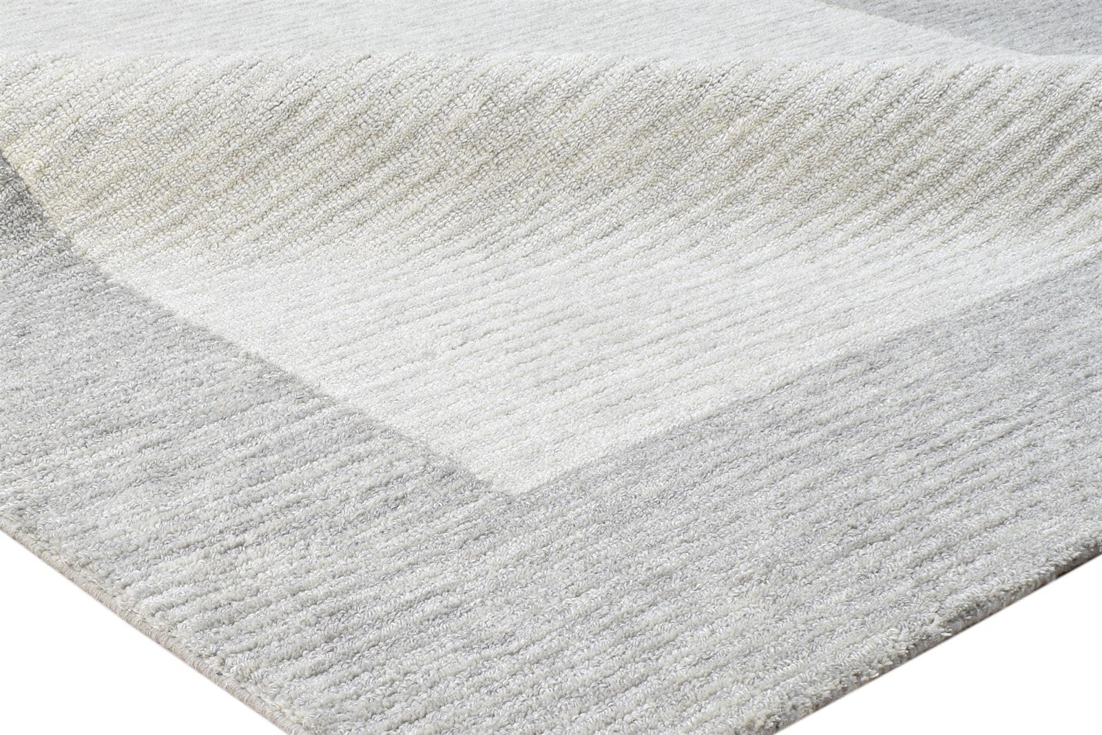 5' X 8' Rug Wool Grey Hand Tufted Room Size Carpet 7865187631253