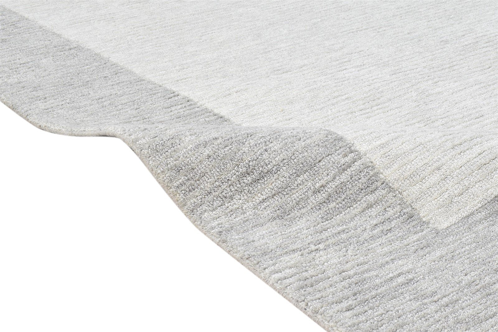 5' X 8' Rug Wool Grey Hand Tufted Room Size Carpet 7865187631253