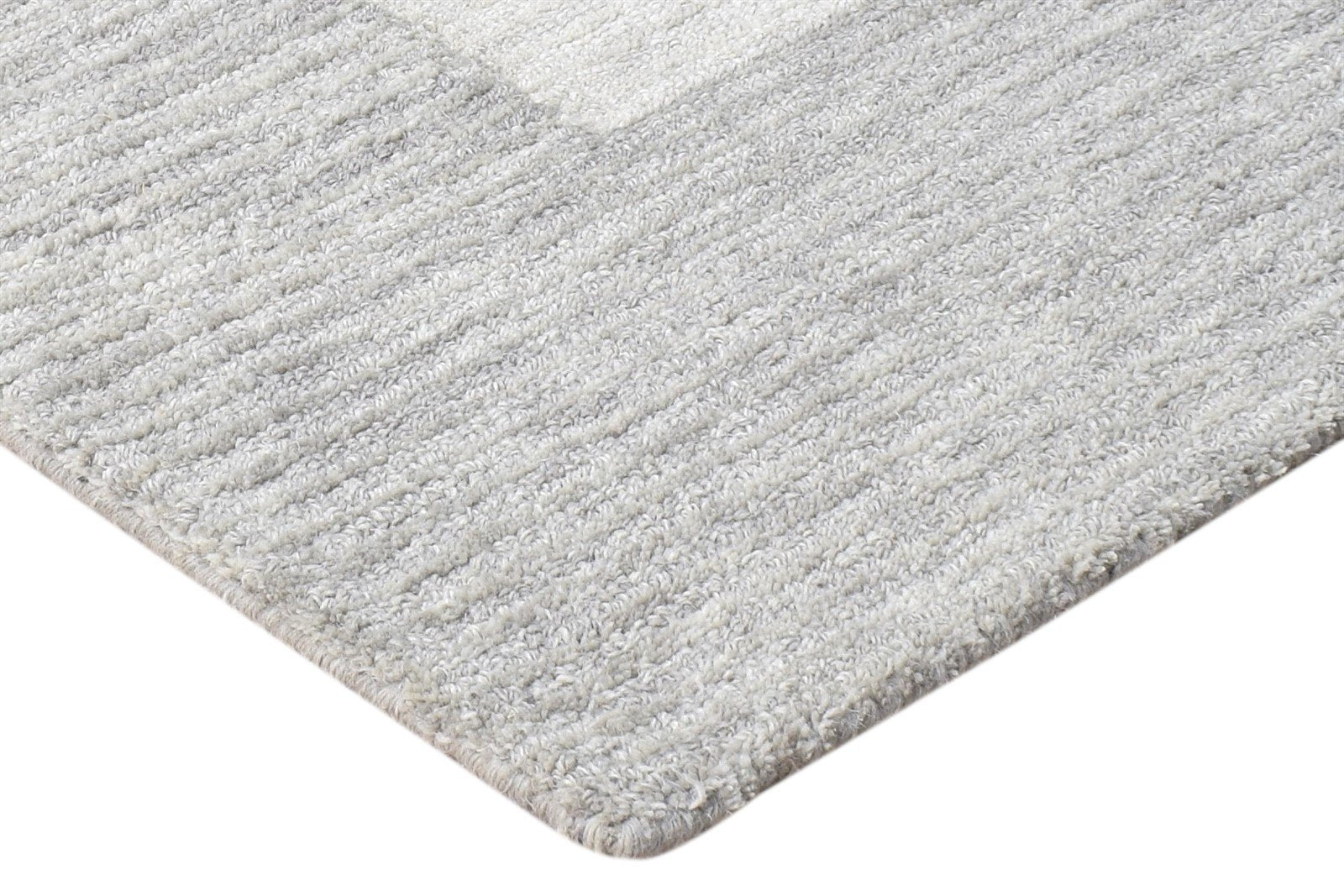 5' X 8' Rug Wool Grey Hand Tufted Room Size Carpet 7865187631253