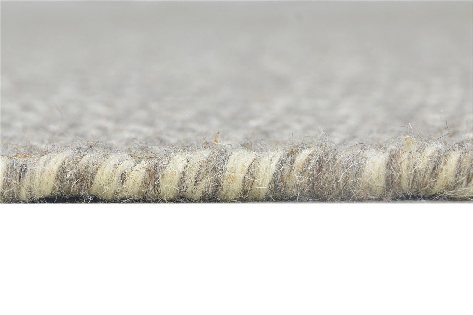 5' X 8' Rug Wool Grey Modern Dhurrie Scandinavian Solid Room Size Carpet 7864454742165