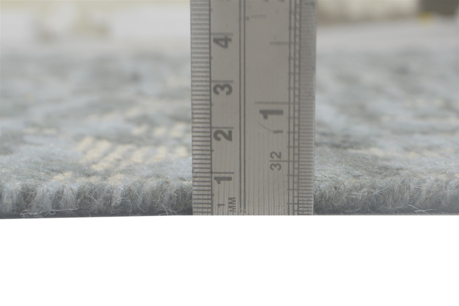 5' X 8' Rug Wool Grey Modern Hand Knotted Scandinavian Trellis Room Size Carpet 7864090853525