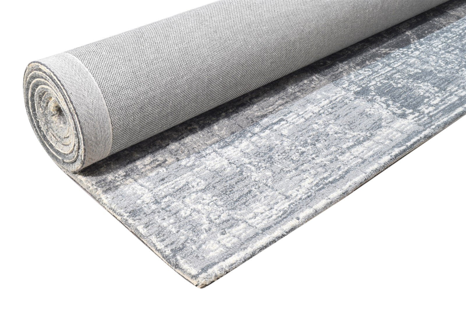 5' X 8' Rug Wool Grey Modern Hand Tufted French Floral Room Size Carpet 7865113116821