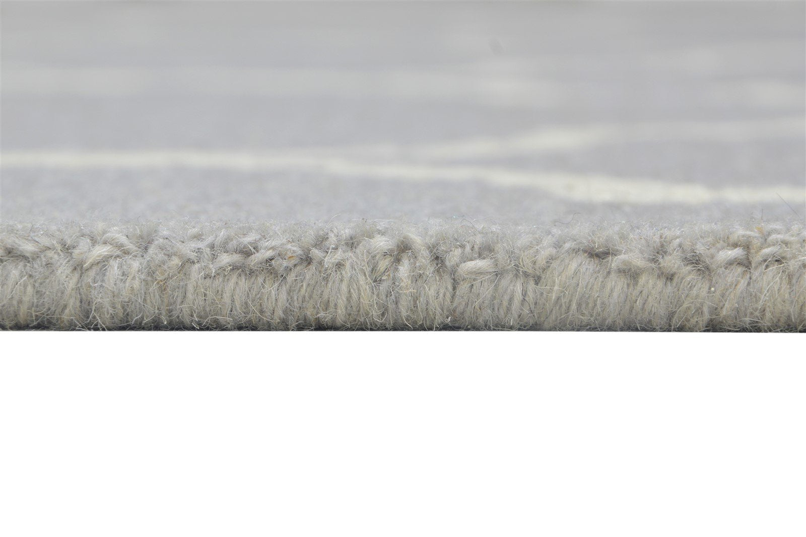 5' X 8' Rug Wool Grey Modern Hand Tufted Moroccan Trellis Room Size Carpet 7864248402069
