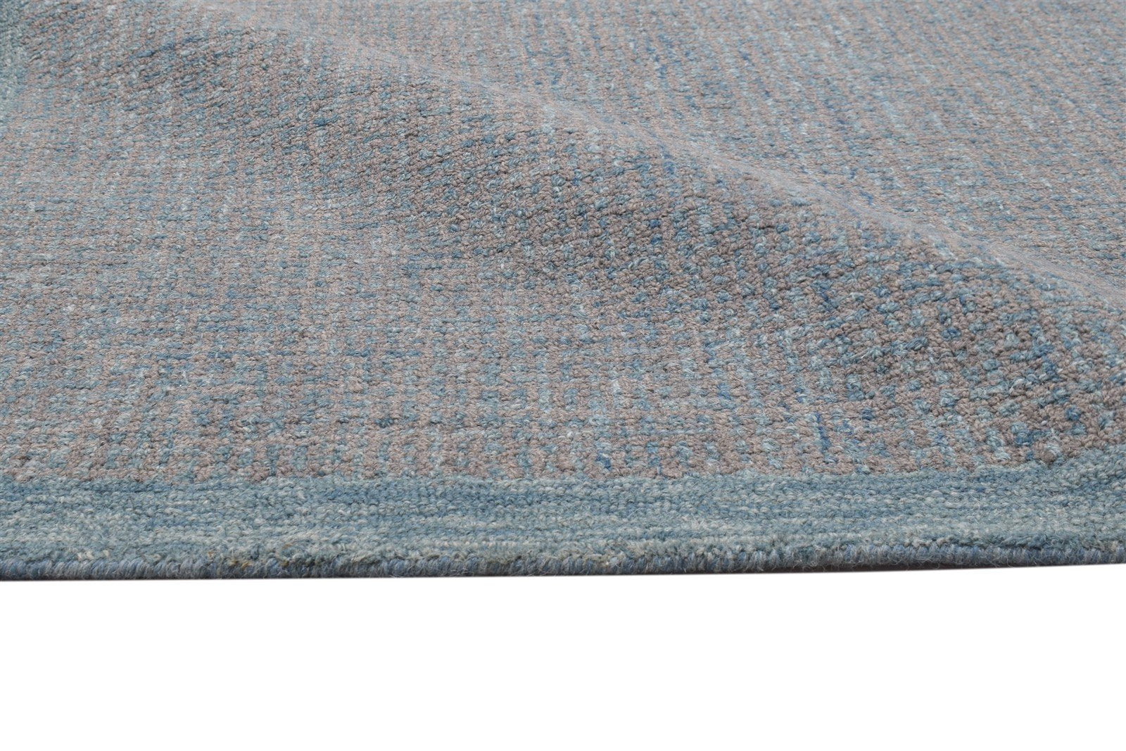 5' X 8' Rug Wool Grey Modern Hand Tufted Scandinavian Bordered Room Size Carpet 7864097177749