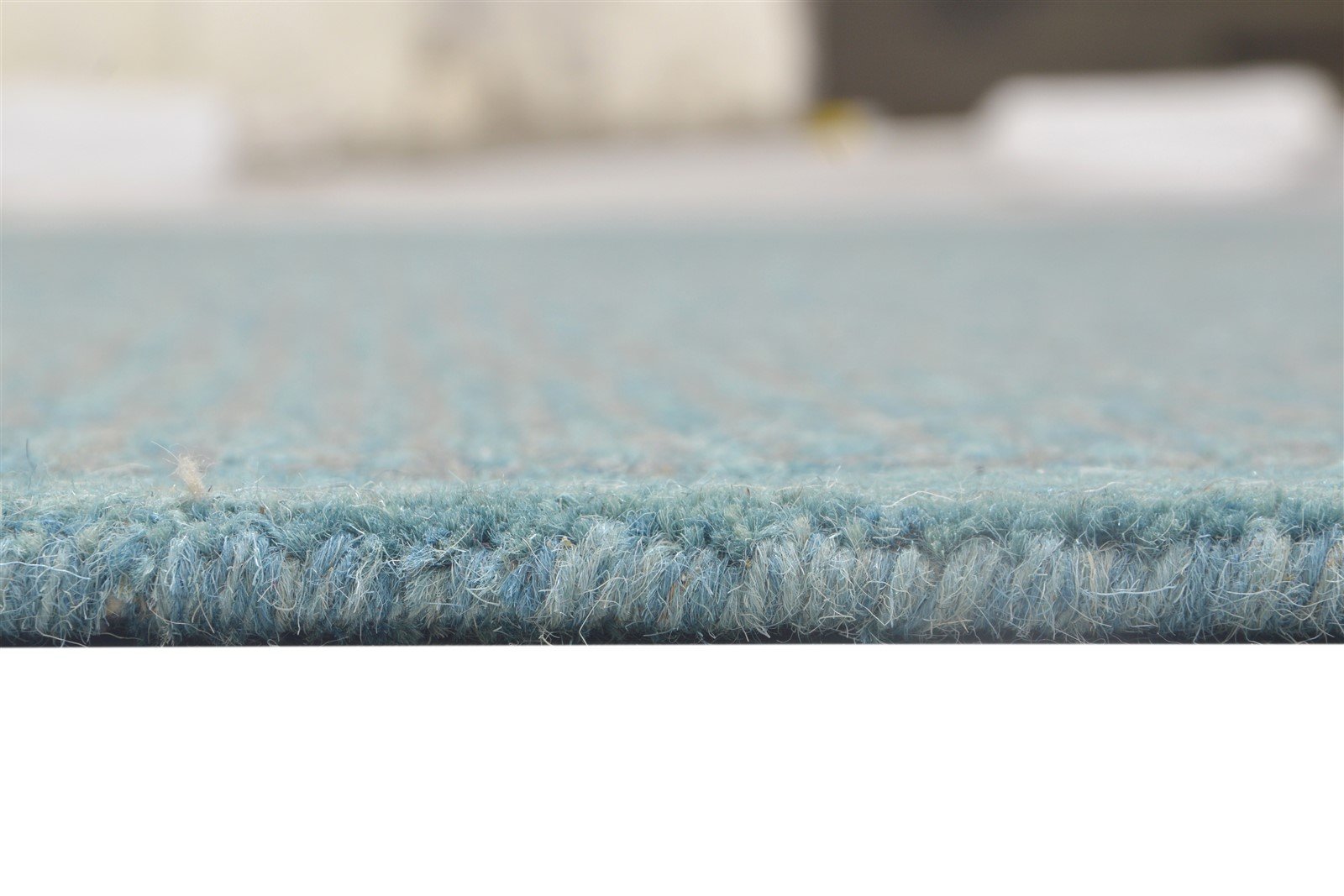 5' X 8' Rug Wool Grey Modern Hand Tufted Scandinavian Bordered Room Size Carpet 7864097177749