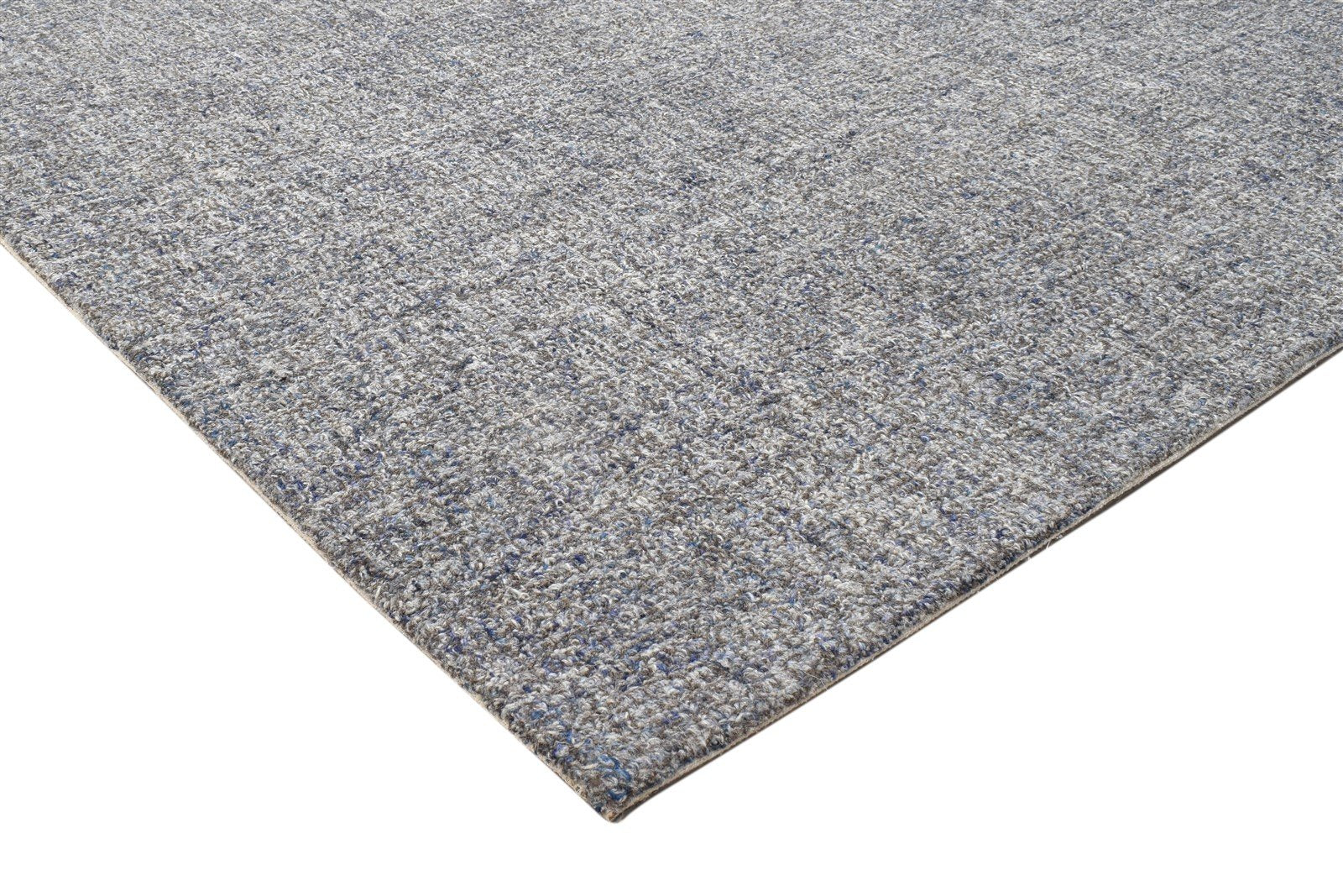 5' X 8' Rug Wool Grey Modern Hand Tufted Scandinavian Solid Room Size Carpet 7864094556309