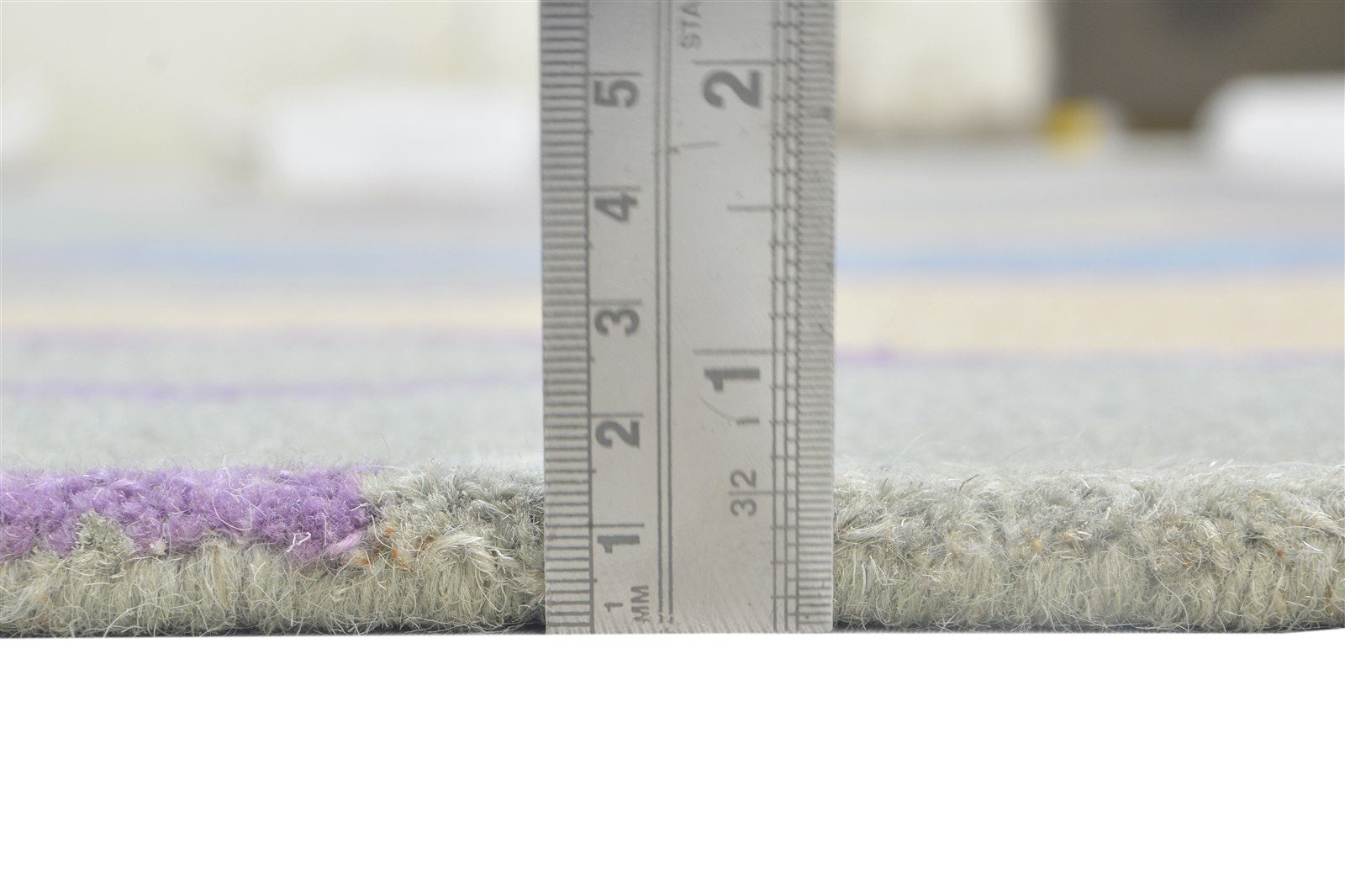5' X 8' Rug Wool Grey Modern Hand Tufted Scandinavian Trellis Room Size Carpet 7864095899797