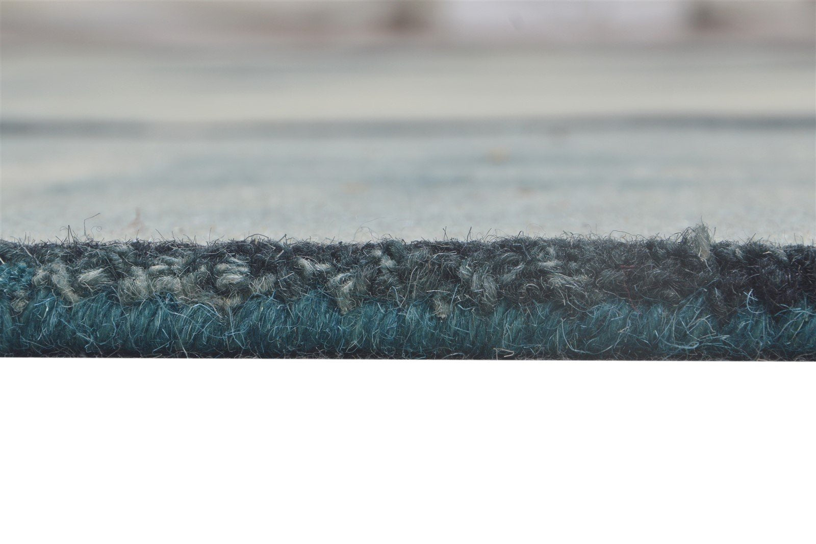 5' X 8' Rug Wool Grey Modern Hand Tufted Shibori Tie Dye Room Size Carpet 7865172361365