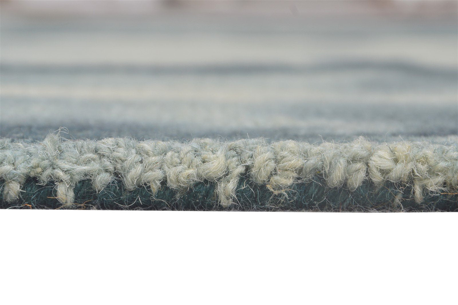 5' X 8' Rug Wool Grey Modern Hand Tufted Shibori Tie Dye Room Size Carpet 7865172066453