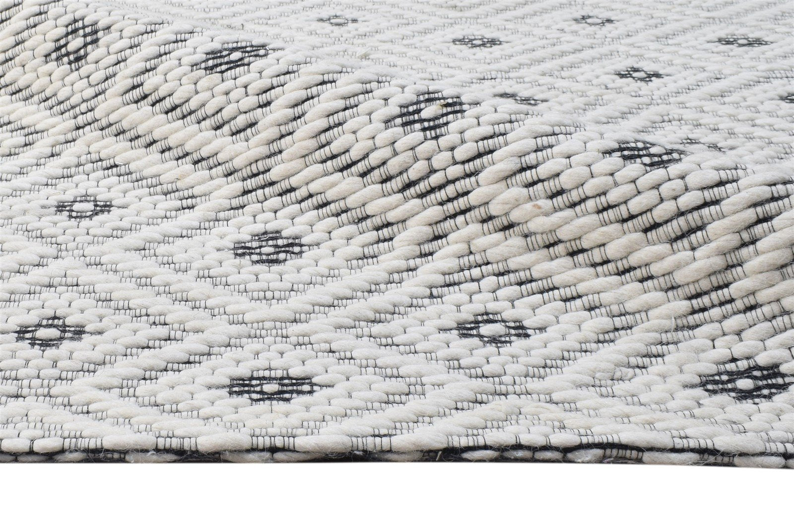 5' X 8' Rug Wool Grey Modern Hand Woven Scandinavian Nordic Room Size Carpet 7864586567829