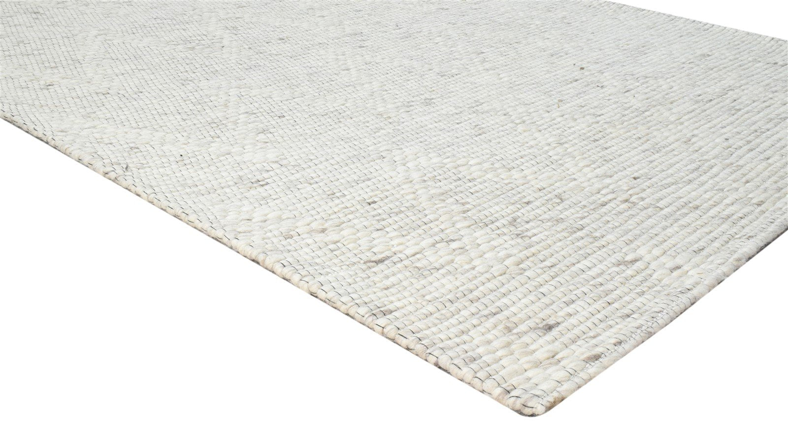 5' X 8' Rug Wool Grey Modern Hand Woven Scandinavian Striped Room Size Carpet 7860680654997