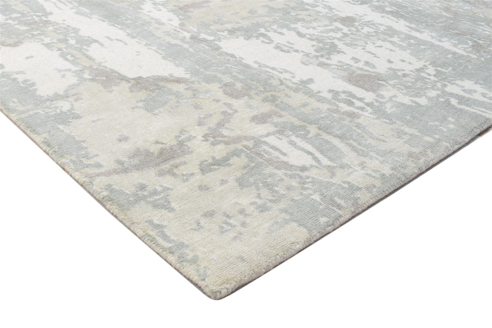 5' X 8' Rug Wool Grey Modern Handloom Scandinavian Abstract Room Size Carpet 7864149541013