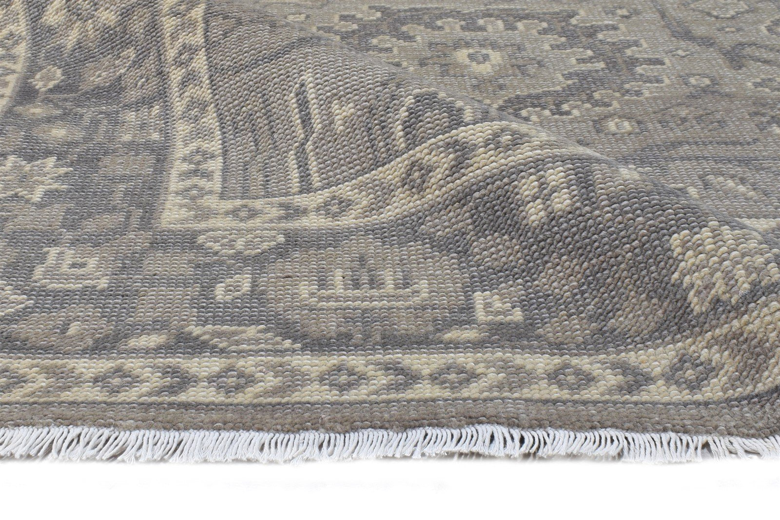 5' X 8' Rug Wool Grey Persian Hand Knotted Nain Oriental Room Size Carpet 7865124421781