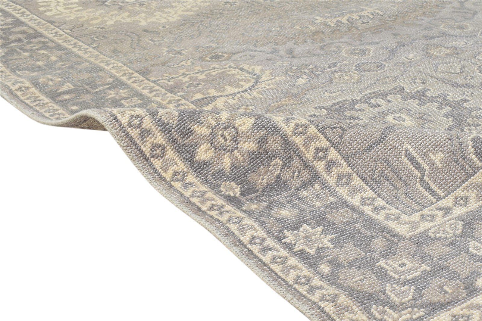 5' X 8' Rug Wool Grey Persian Hand Knotted Nain Oriental Room Size Carpet 7865124421781